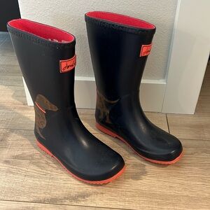Girls Joules rain boots